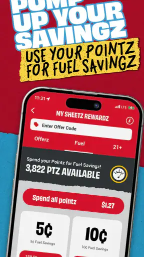 Sheetz Food Delivery & Rewards screenshot