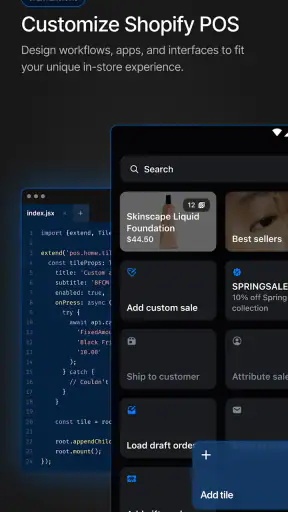 Shopify Point of Sale (POS) screenshot