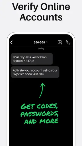 Sideline: 2nd Phone Line App screenshot