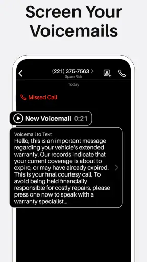 Sideline: 2nd Phone Line App screenshot
