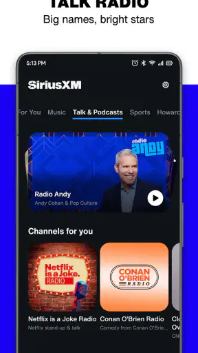 SiriusXM: Music, Sports & News screenshot