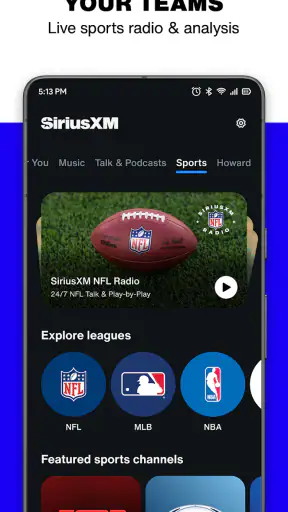 SiriusXM: Music, Sports & News screenshot