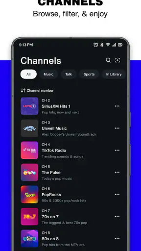 SiriusXM: Music, Sports & News screenshot