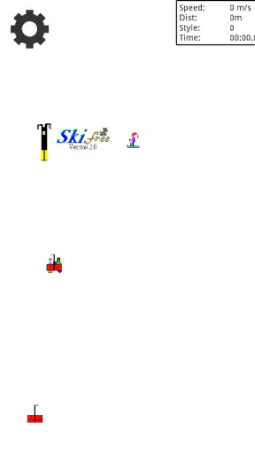 SkiFree screenshot
