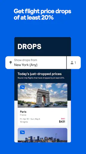 Skyscanner Flights Hotels Cars screenshot