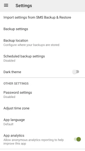 SMS Backup & Restore Pro screenshot