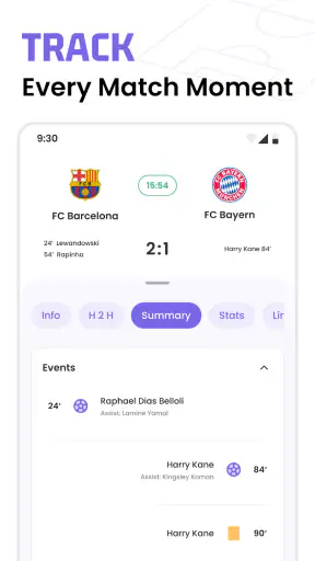 Soccer Live Scores: SnapGoal screenshot