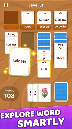 Soliword: Solitaire Link Word screenshot