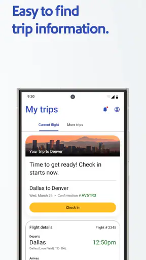 Southwest Airlines: Travel App screenshot