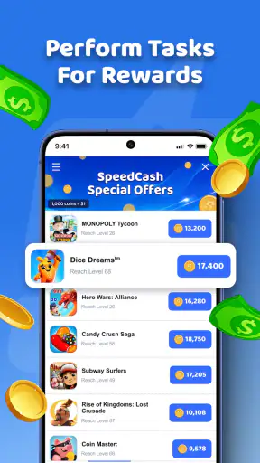 SpeedCash: Play & Earn Money screenshot