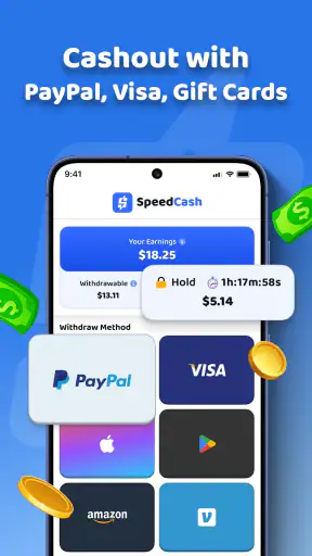 SpeedCash: Play & Earn Money screenshot