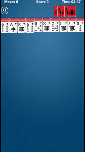 Spider Solitaire screenshot