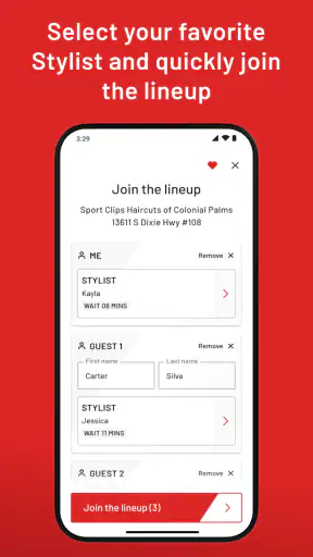 Sport Clips Haircuts Check-In screenshot