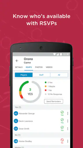 SportsEngine – Team Management screenshot