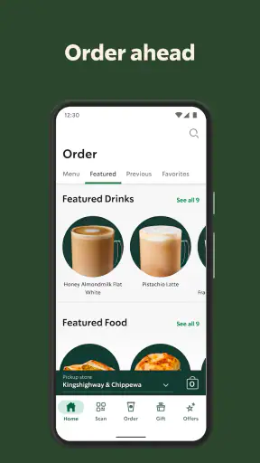 Starbucks screenshot