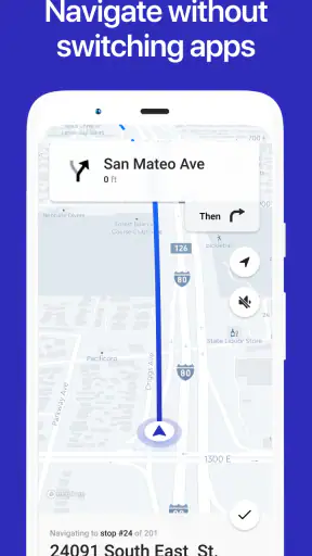 Straightaway Powered by Mapbox screenshot