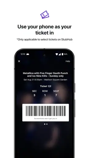 StubHub - Live Event Tickets screenshot