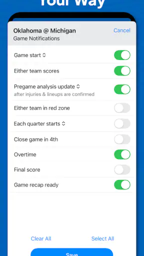 Superfan: College Football screenshot