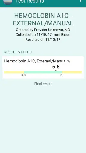 Sutter Health My Health Online screenshot