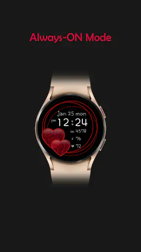Sweet Hearts Watch Face screenshot