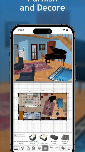 Sweet Home 3D Mobile screenshot