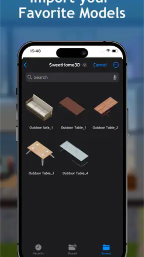 Sweet Home 3D Mobile screenshot