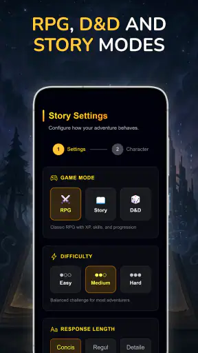 Tales RPG: AI Text Adventure screenshot