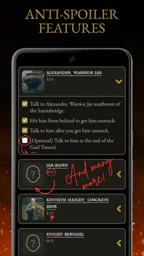 Tarnished Checklist Premium screenshot