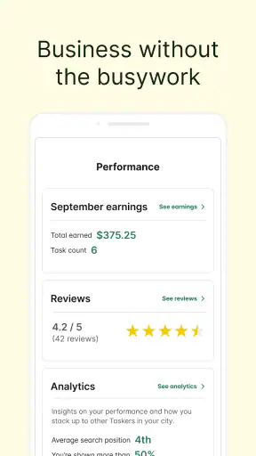 Tasker by Taskrabbit screenshot