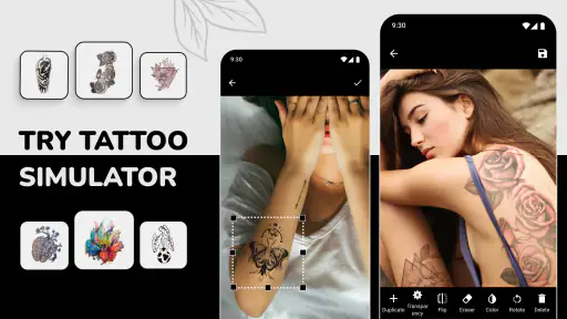 Tattoo Simulator Tattoo Maker screenshot