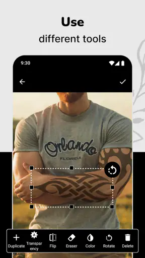 Tattoo Simulator Tattoo Maker screenshot
