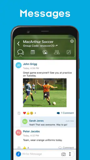 TeamReach - Your Team App screenshot