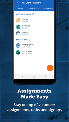TeamSnap: manage youth sports screenshot