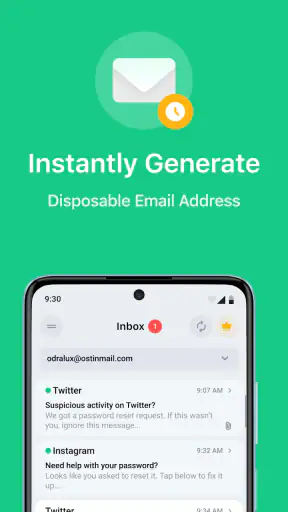 Temp Mail - Temporary Email screenshot