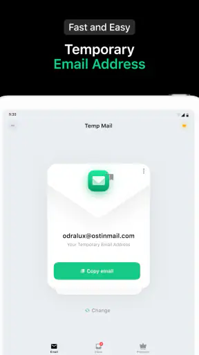 Temp Mail - Temporary Email screenshot