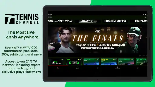 Tennis Channel screenshot