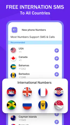 Text, Call & Phone number screenshot