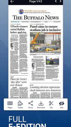 The Buffalo News App screenshot