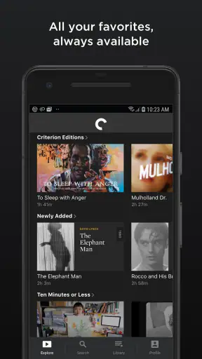The Criterion Channel screenshot