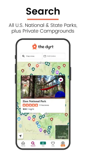 The Dyrt: RV & Free Camping screenshot