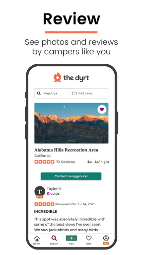 The Dyrt: RV & Free Camping screenshot