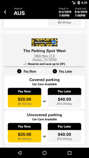 The Parking Spot screenshot