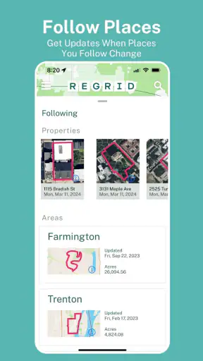 The Regrid Property App screenshot