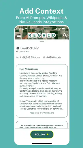 The Regrid Property App screenshot