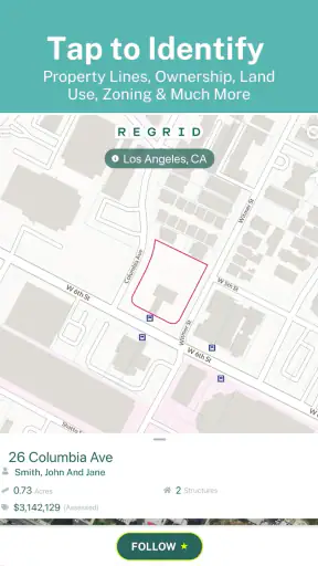 The Regrid Property App screenshot