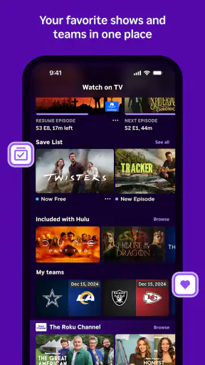 The Roku App (Official) screenshot