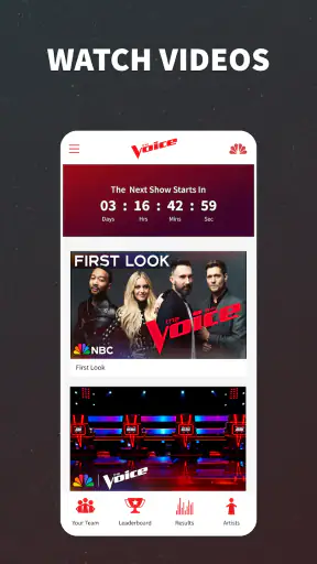 The Voice Official App on NBC screenshot
