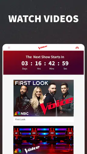 The Voice Official App on NBC screenshot
