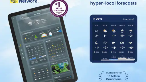 The Weather Network screenshot
