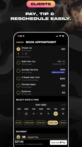 theCut: Barbershop Booking screenshot